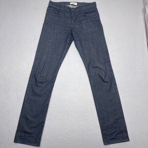 Baldwin Denim Jeans Men 28 Slim Straight Henley Dark Wash Casual Everyday‎